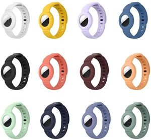 Bracelet en silicone réglable en gros pour enfants, étui anti-perte pour AirTag, bracelets de montre connectée pour enfants - Product Image 2