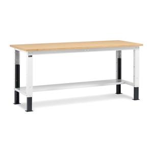 Établi réglable Fami avec plateau en bois 2000x750x74/1110mm - Product Image 1