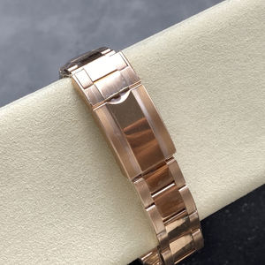 Montre de voyage pour hommes à double fuseau horaire automatique avec lunette noire marron et or rose 2025 Nouvelle montre de sport de créateur - Product Image 6