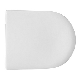 Asiento de Inodoro para Inodoro Compacto Ninfea Blanco 48 cm de Largo 39 cm de Ancho - Product Image 1