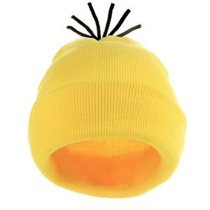 Gorro de Punto con Lentejuelas Estilo Y2K del Personaje Minion, Disfraz de Halloween, Lindo Conjunto Familiar, Amarillo Acrílico, Unisex para Adultos - Product Image 2