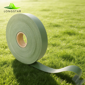 Échantillons Gratuits – <span class=keywords><strong>Film</strong></span> PVC Artificiel Ignifuge Personnalisé (Épaisseur et Largeur) pour Clôtures et Guirlandes en Gazon Synthétique - Product Image 1