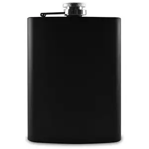 Customized BPA free spray paint stainless steel wine pot 8oz hip flask for whiskey