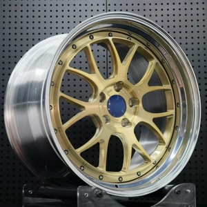 Jantes forgées SHIN 1/2 pièces 5x114.3 5x112 5x130 5x120, jantes légères finition or pour BMW M2/3/4 M5 M8 X5 X6 LM - Product Image 2