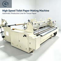 Máquina Automática para Papel Higiénico con Distancia de Perforación Ajustable y Control por Caja de Engranajes