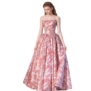 Robe <span class=keywords><strong>de</strong></span> fiançailles <span class=keywords><strong>de</strong></span> luxe léger pour mariée, nouvelle collection, style banquet français, petite taille, en organza, motif floral, couleur bonbon, été - Product Image 6