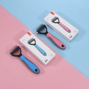 Animali domestici taglierina <span class=keywords><strong>per</strong></span> nodi in pelliccia toelettatura <span class=keywords><strong>per</strong></span> cani strumenti <span class=keywords><strong>per</strong></span> spargimento Pet Cat depilazione spazzola <span class=keywords><strong>per</strong></span> pettine prodotti <span class=keywords><strong>per</strong></span> animali domestici a doppia faccia pettine <span class=keywords><strong>per</strong></span> <span class=keywords><strong>gatti</strong></span> - Product Image 6