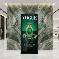 Kios Digital Signage Layar Penuh Profesional 55 65 75 85 98 Inci Panel Layar Sentuh LCD untuk Iklan Layanan Mandiri Dalam Ruangan