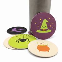 Sous-verres en papier personnalisés en gros, sous-verres en carton biodégradable, sous-verres promotionnels en vrac