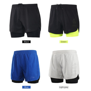<strong>Men's</strong> 2-in-1 Casual Workout Running <strong>Shorts</strong> with 5\" Quick Dry Training Gym <strong>Short</strong> Solid Canvas Fabric <strong>Longer</strong> Liner Running <strong>Shorts</strong> - Product Image 6