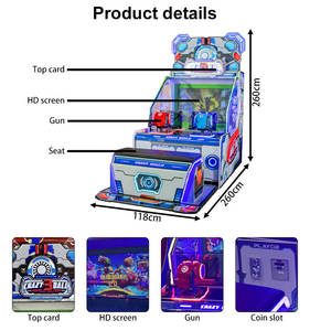 La populaire console de jeu <span class=keywords><strong>Mad</strong></span> Shoot Ball vend des machines de loterie d'arcade <span class=keywords><strong>Mad</strong></span> Shoot 3 à monnayeur pour enfants, idéales pour les parcs d'attractions. - Product Image 6