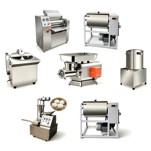 Machine industrielle automatique à moteur en acier inoxydable pour la fabrication de pains de porc et de momos, haute productivité, pour restaurants (500-3600 pièces/h) - Product Image 1