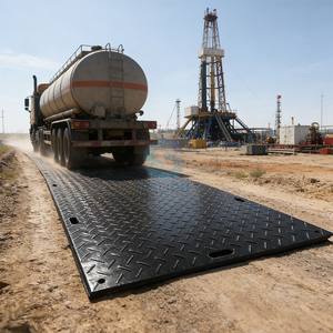 Tapis <span class=keywords><strong>de</strong></span> protection <span class=keywords><strong>de</strong></span> sol en HDPE 4x8, tapis <span class=keywords><strong>de</strong></span> route pour pavés boueux, feuille <span class=keywords><strong>de</strong></span> polyéthylène, tapis <span class=keywords><strong>de</strong></span> route temporaire pour la construction - Product Image 4