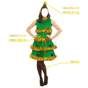 Nuevo vestido verde para mujer, <span class=keywords><strong>disfraz</strong></span> <span class=keywords><strong>de</strong></span> árbol <span class=keywords><strong>de</strong></span> Navidad para mujer, traje <span class=keywords><strong>de</strong></span> árbol <span class=keywords><strong>de</strong></span> Navidad, disfraces <span class=keywords><strong>de</strong></span> Navidad para adultos para mujer - Product Image 3