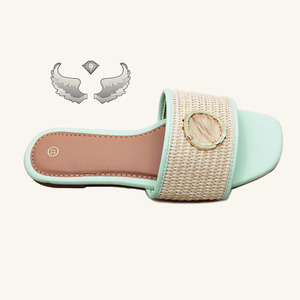 Sandalias planas antideslizantes y duraderas de verano de moda de alta calidad para mujeres y damas-Venta al por mayor para sandalias de mujer - Product Image 3