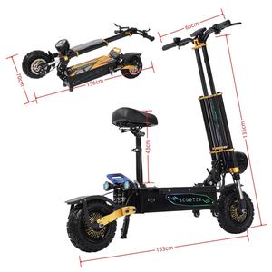 Trottinette Électrique Pliable GT-M2 (Stock UE/US) 60V40AH avec Batterie Amovible Longue Portée 120km, NFC Antivol et Siège - Product Image 4