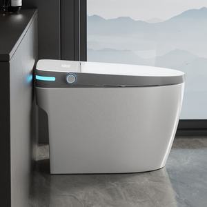 โถสุขภัณฑ์เซรามิคอัจฉริยะรุ่นใหม่ พร้อมระบบชำระล้างแบบไซฟอนเจ็ท เปิดฝาอัตโนมัติ บิเดต์ รีโมทคอนโทรล เบาะอุ่น รับประกัน 5 ปี - Product Image 2