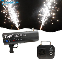 Machine à Étincelles Froides Portative Topflashstar avec Long Câble d'Alimentation, Pistolet à Étincelles Électrique
