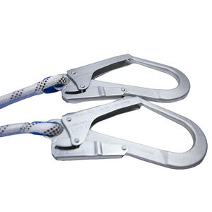 <b>Outdoor</b> Fall Prevention Equipment Safety Rope 14mm Working Positioning Lanyard Super <b>Hooks</b> Open 11cm - Product Image 4