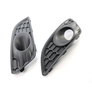 Ford Fiesta Fog Light Bezels D2BZ15266CB Black <b>ABS</b> Clip On 2013-2016 - Product Image 3