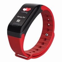Reloj inteligente OEM ODM F1 Plus, pulsera con pantalla a Color, presión arterial, frecuencia cardíaca, sueño, seguimiento de actividad física, reloj despertador, banda inteligente