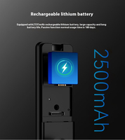 Serrure de porte intelligente en bois/acier, WiFi, reconnaissance faciale, interphone vidéo, alliage d'aluminium, personnalisable, étanche IP65, application Tuya, déverrouillage multiple