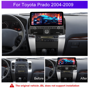 Podofo 12,3 ''Android Car Stereo 8 Core 4 + 64G/2 + 32G <span class=keywords><strong>CarPlay</strong></span>/Android Auto/GPS/WIFI/RDS/DSP/IPS para Toyota Prado 2004-2009 - Product Image 5