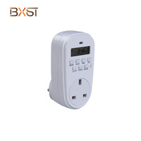 Interruptor electrónico programable de alta precisión, temporizador, enchufe y enchufe, BX-T054-UK hecho en China, 240v CA