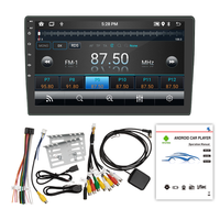 Radio Universal para Auto Android de 9 Pulgadas y 2 Din con Pantalla Táctil, GPS, Reproductor Multimedia Estéreo, Cámara de Visión Nocturna y Cámara de Reversa