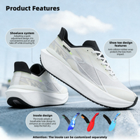 Chaussures de sport unisexes de haute qualité, dessus en mesh respirant, semelle intermédiaire en TPU, semelle extérieure amortissante, confortables, légères, durables, toutes saisons