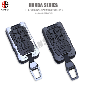 2024 nouvelle housse <span class=keywords><strong>de</strong></span> clé <span class=keywords><strong>de</strong></span> voiture pour Honda Civic City Accord CRV CR-V XR-V Odyssey Vezel Jade Crider pour pilote - Product Image 3