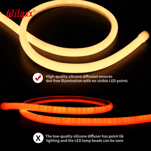 Neón Flexible LED D13mm de Alta Calidad, Uniforme 320 °   Viga, Ahorro de Energía, Fácil de Cortar y Conectar, Ideal para Diseño <span class=keywords><strong>Art</strong></span>ístico - Product Image 1