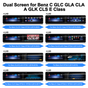 NaviHua Nuevo Radio de Auto Android con Pantalla Dual, Multimedia, Carplay, Auto Estéreo, GPS, DSP para Benz Serie C, GLC, A, CLA, GLA, GLK, CLS, Clase E - Product Image 2