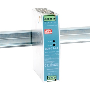 EDR-75-24 EDR-120-24 EDR-150-24 NDR-75-24 NDR-120-12 NDR-120-24 Double AC-DC DIN Rail Switch Mode Alimentation LED Drive pour Hommes - Product Image 1