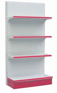 ชั้นวางสินค้าแบบกำหนดเองสำหรับร้านค้า ชั้นวางซุปเปอร์มาร์เก็ต ชั้นวางกอนโดลา ชั้นวางโลหะสำหรับซุปเปอร์มาร์เก็ตสำหรับร้านค้าปลีกแบบสองด้าน - Product Image 5