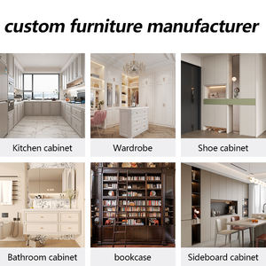 Vente en gros d'hôtel appartement maison mdf meubles de <span class=keywords><strong>toilette</strong></span> flottants en bois fabricant de meubles personnalisés meuble vasque de salle de bain personnalisé - Product Image 5