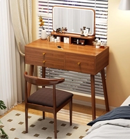 2025 nouvelle coiffeuse de chambre Simple moderne avec Style chinois nouveau miroir intégré maquillage vanité bureau pour chambre principale
