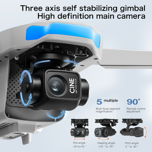 Nuevo estilo de dron cuadricóptero RC con cámara dual 4K HD FPV WIFI, con cámara, <span class=keywords><strong>vs</strong></span> E99, <span class=keywords><strong>vs</strong></span> E58, <span class=keywords><strong>vs</strong></span> E88, dron K3 - Product Image 6
