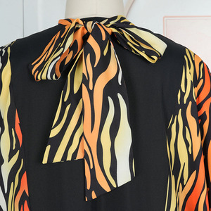 Nuovo Abito in Chiffon Sexy con Lacci <span class=keywords><strong>TEMU</strong></span>, <span class=keywords><strong>Abbigliamento</strong></span> Africano Taglie Forti, Moda Femminile per Commercio Transfrontaliero, Stampa Leopardata con Strass - Product Image 4