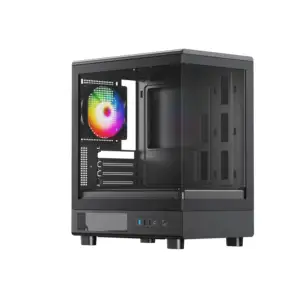 Factory Sale Mid tower USB 3.0 ABS+glass front panel support micro atx motherboard computer case for gaming