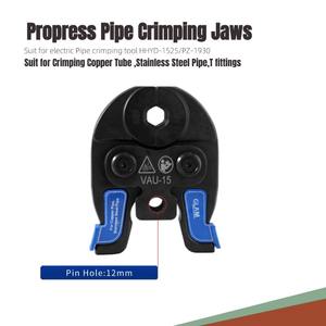 Têtes de <span class=keywords><strong>sertissage</strong></span> hydrauliques compactes multi-usages en cuivre pour tuyaux, conformes aux normes australiennes, en acier inoxydable, pour outils de pressage professionnels VAU 15 20 25mm - Product Image 2