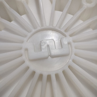 Chambre à liquide en plastique pour pompes à double diaphragme à commande pneumatique, 15-5000-20, pour pompes en plastique Wilden série P1500 de 3 pouces