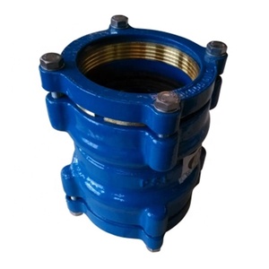 Acoplamiento de tubería Flexible con agarre de latón para tubería de HDPE de PVC, <span class=keywords><strong>BS</strong></span> EN545 - Product Image 4