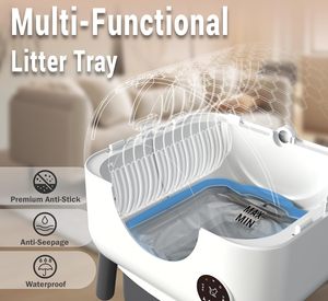 Automatische Zelfreinigende Kattenbak Slimme Veiligheidssensoren App-besturing Kattenbak met Laag Geluidsniveau - Product Image 3