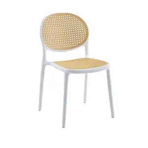 Plastik sandalyeler toptan restoran istiflenebilir açık sandalye seti masa sandalye kombinasyonu açık masa seti