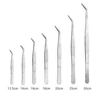 <span class=keywords><strong>Pinzas</strong></span> <span class=keywords><strong>de</strong></span> acero inoxidable con punta curvada, <span class=keywords><strong>pinzas</strong></span> <span class=keywords><strong>de</strong></span> <span class=keywords><strong>laboratorio</strong></span> curvadas <span class=keywords><strong>de</strong></span> varios tamaños para experimentos <span class=keywords><strong>de</strong></span> química y biología - Product Image 2