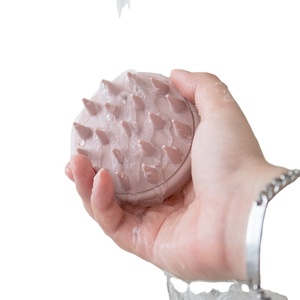 Stress Release Stimulate Meridians Silicone Cleaning Brush Hair Oil <b>Shampoo</b> <b>Dispenser</b> for Head Massager Scalp - Product Image 5