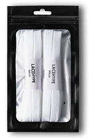 Emballage personnalisé pour lacets de sport, sac à fermeture éclair, tube, acceptez votre design, lacet enroulé uniquement, emballage avec coût de main-d'œuvre, pas de lacets
