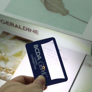 Biểu tượng tùy chỉnh Led thẻ tín dụng thắp sáng Kính Lúp <span class=keywords><strong>Magnifier</strong></span> Quà tặng khuyến mãi - Product Image 4