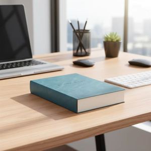 2026 Custom Whole <b>Book</b> Hard Leather Journal Weekly Daily Calendar Planner Notebook with Stickers - Product Image 3